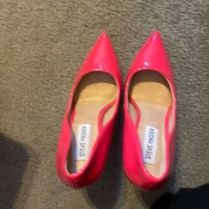 Hot pink worn once Steve Madden heels